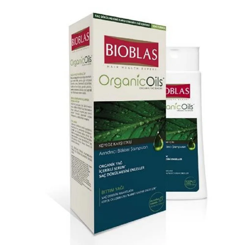 Bioblas Organicare Tee Baum Öl Anti Schuppen Reinigung Shampoo 600ml Feuchtigkeits Pflegende Kräuter Öl Anti Haarausfall