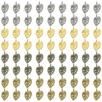 Großhandel 20 stücke Mode Blätter Charms Legierung Metall Blatt Anhänger Für DIY Armband Halskette Schmuck Zubehör, Der 21*12mm