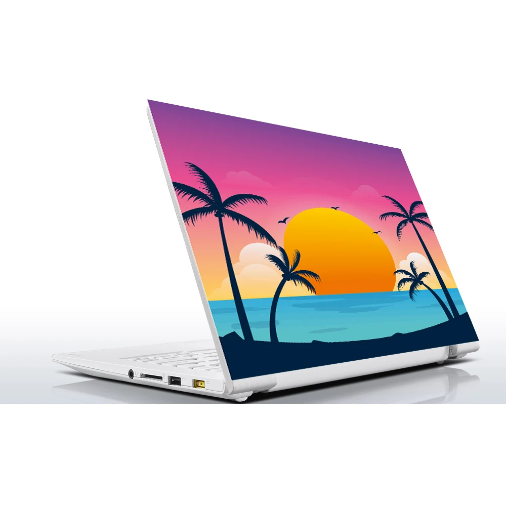 Sticker Master Paradise Tropical Universal Sticker Laptop Vinyl Sticker Skin Cover For 10 12 13 14 15.4 15.6 16 17 19 