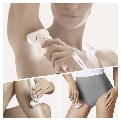 Braun Zijde-Épil 9002 Flex Nat & Droog, Vrouwelijke Elektrische Depilator, Flexibele Kop, Microgrip Pincet, druk Controle