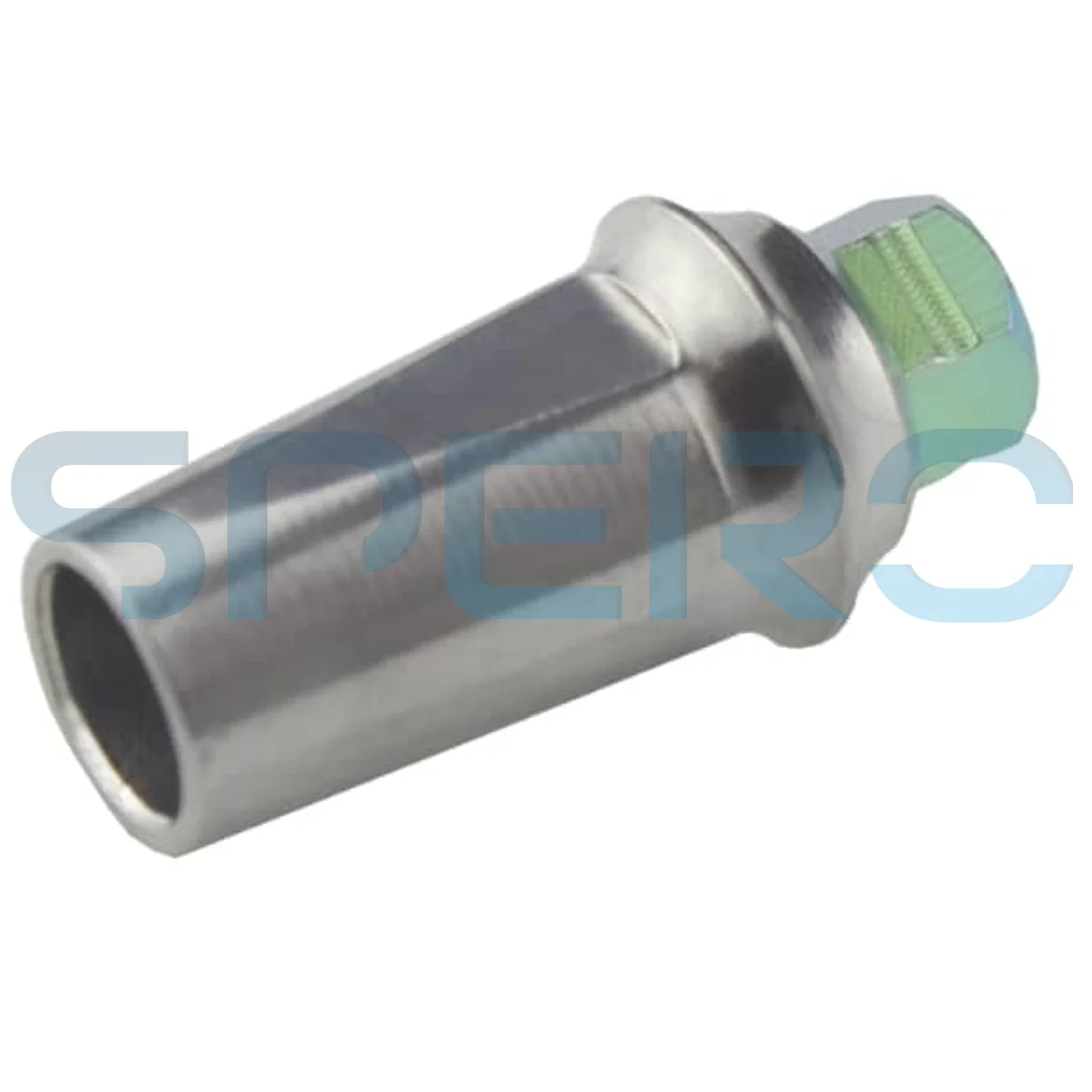 TI. Hex abutment with titanium screw and SS screw compatible with Intra hex an Bego