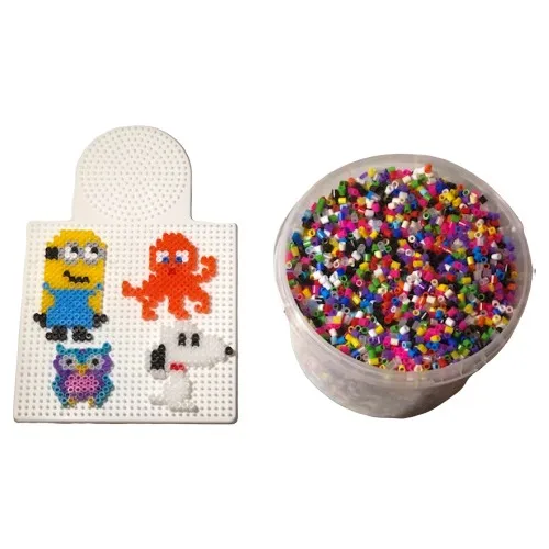 Hdg Iron-Sticked Colorful Industrious Beads 6000 Pieces + Beading Machine 5 mm Midi!! * FAST DELIVERY *!!