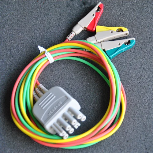 Original Nihon Kohden BR-903P Three-lead Wire Clip Split Three-way Clip lead Wire 3-Lead EGC Cable