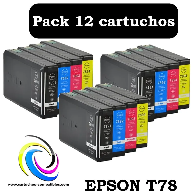 Compatible for Epson T78 / T79, WF5110DW WF5190DW WF5620DWF WF5690DWF 5110DW 5190DW 5620DWF 5690DWF T7891 T7892 T7893 T7894