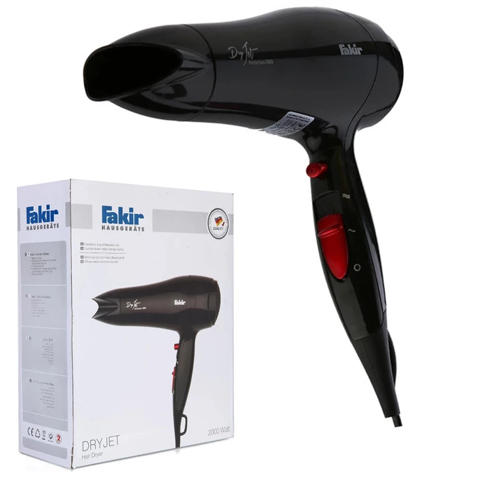 Fakir Dryjet 2000W Professional Hair Dryer Hairdresser Salon Styling Tools Hot / Cold Air Blow Dryer for Home Man Women