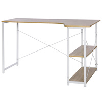 WOLTU 1PC Computer Table L-Shaped Office Desk  PC Laptop Table Workstation Study Writing Desk Dining Gaming Table