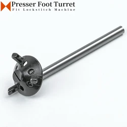 MAS-07300-AA0 (#SS1 #PB-3 #NBBF) Presser Foot Turret Fit JUKI 1-Needle Lockstitch Sewing Machine Accessories 3 Feet Holder