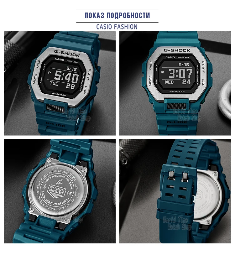 Casio watch men g shock quartz smart watch surf luxury Waterproof Sport men Smart watch Relogio Masculino GBX-100