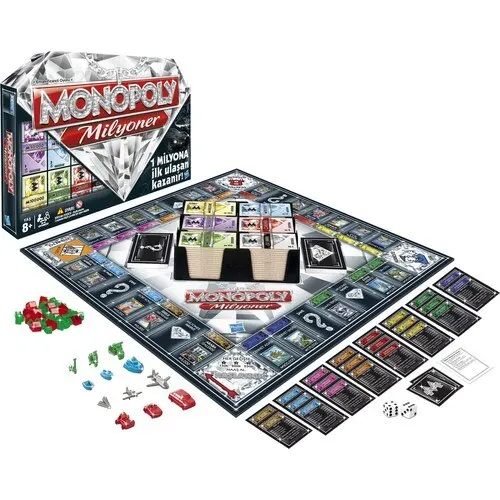 Monopoly Millionaire Boardgame English Language Best Price Fast Delivery