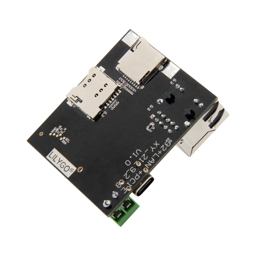 LILYGO®TTGO t-internet-com ESP32 Wifi scheda Bluetooth per T-PCIE Ethernet IOT modulo con Slot per schede SIM TF tipo-c connettore