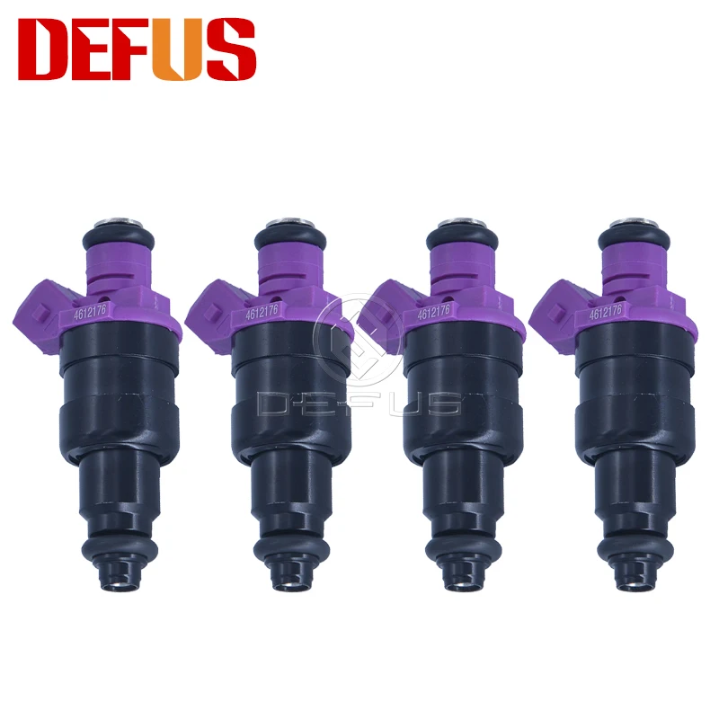 DEFUS 4x OEM 4612176 Bico Fuel Injectors Nozzle For Lada Volga Gazelle UAZ3160 Peugeot 406 605 Auto Parts