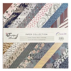 Creative Path 305x305mm 12 Inch Scrapbooking Papers 20 Sheets DIY Crafts Designer Pattern Pack Background Decoration Journaling