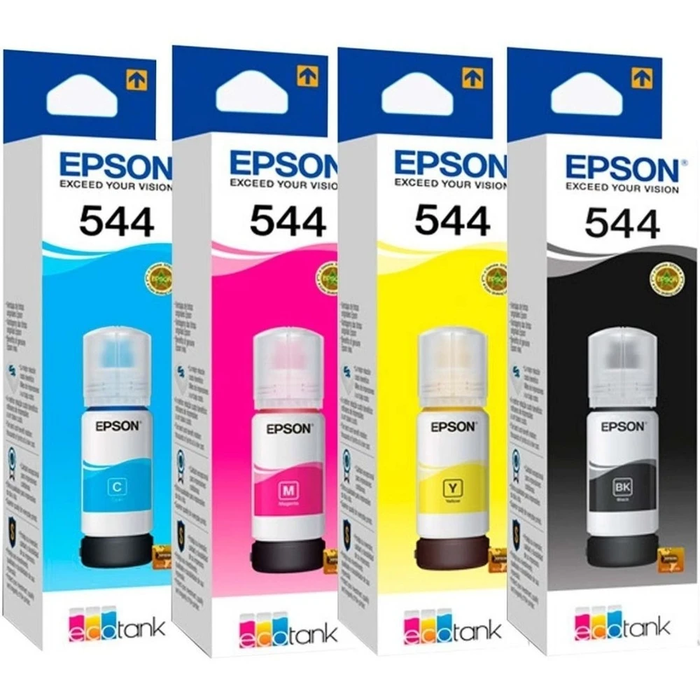 TINTA EPSON T544 REFIL ORIGINAL L3110 L3150 L5190