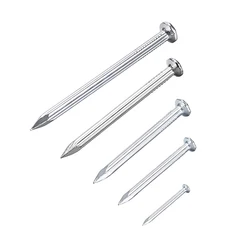 5-200PCS Hardened Cement Nails Carbon Steel Point Tip Zinc Plated Hardwood Wall Tiling Brick Concrete Cement Nail Hardware