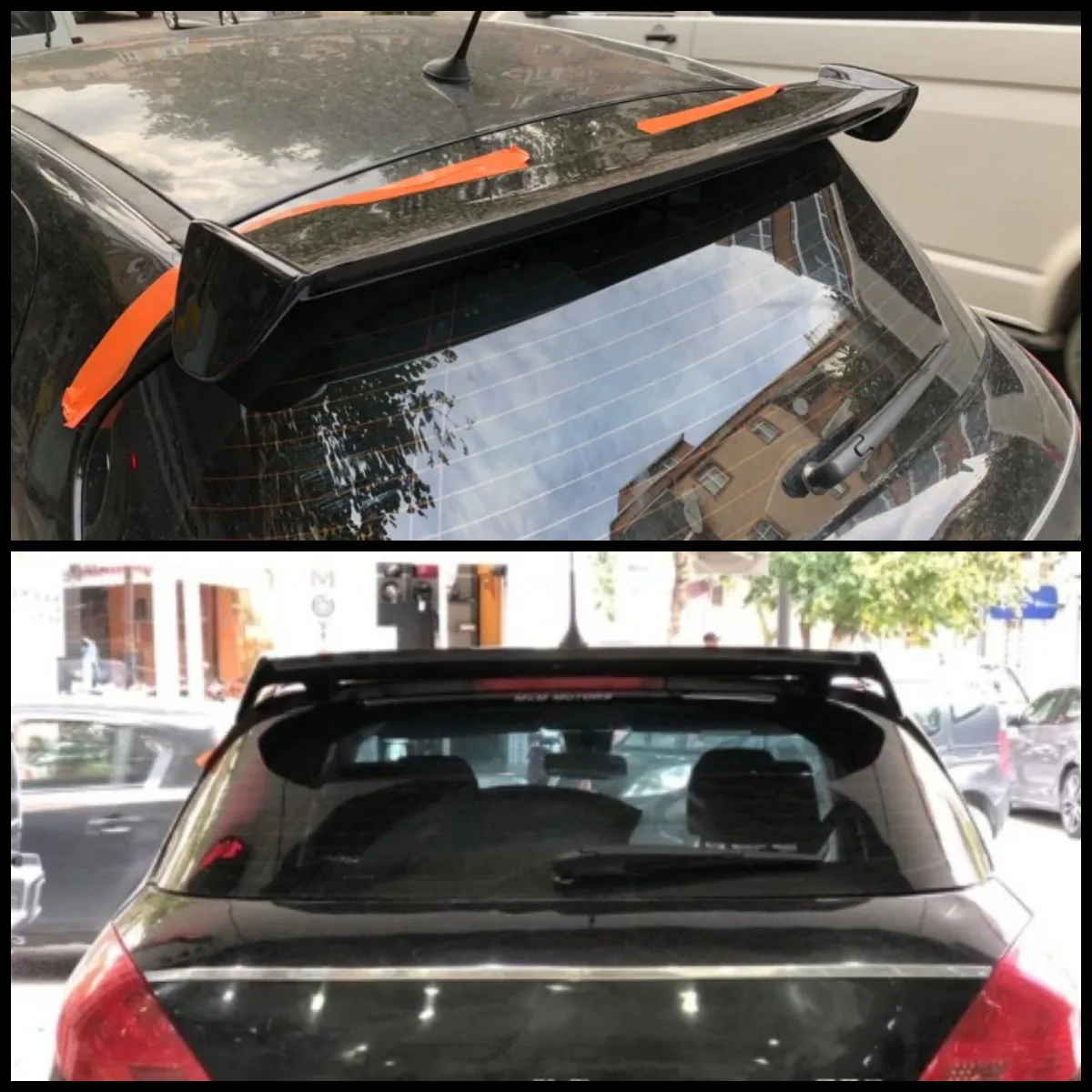 

For Peugeot 308 High Wing Spoiler Fiber Fiberglass Material Rear Roof Spoiler Trunk Lip Car Styling Fully Compatible 2001-2008