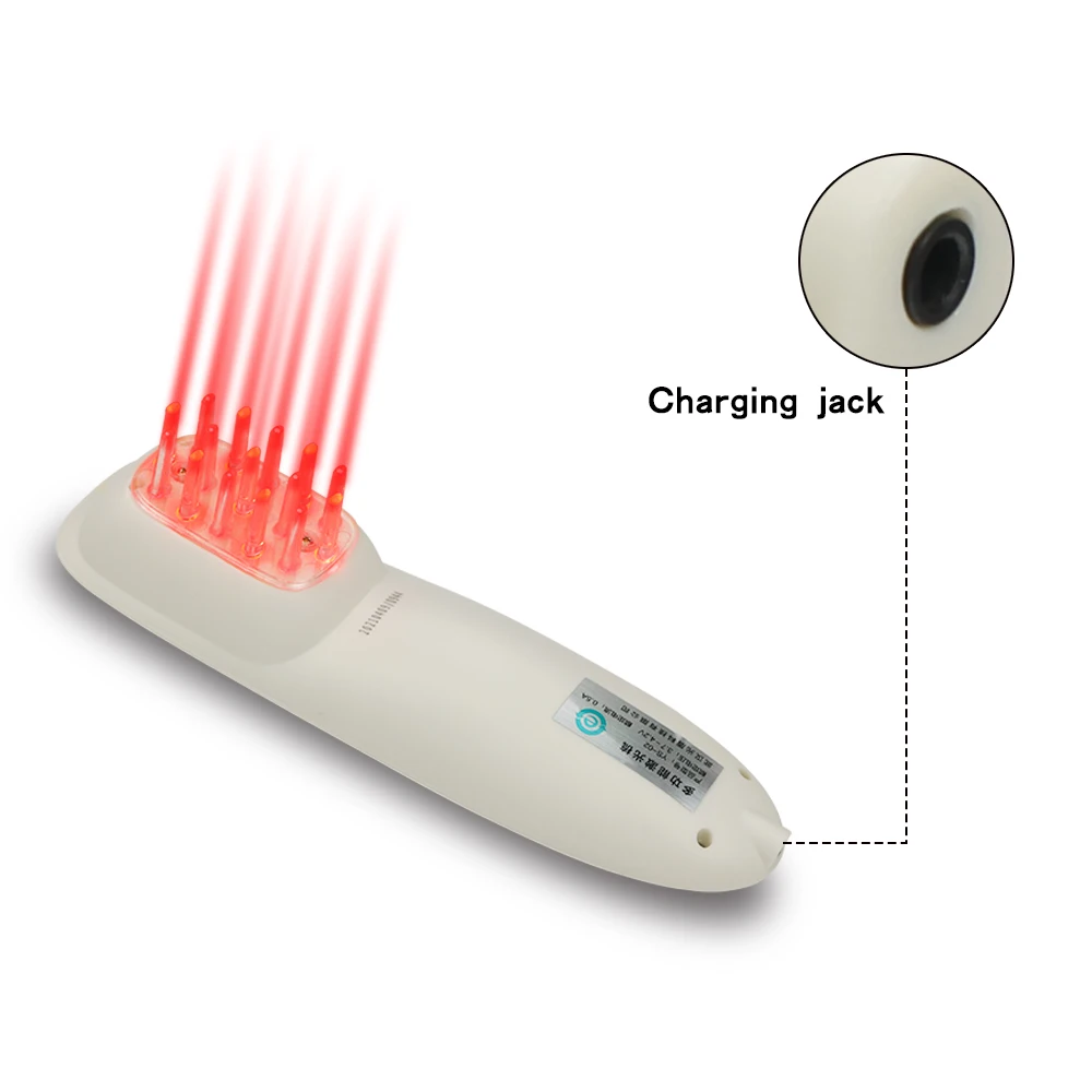 Red led light therapy Anti-hair Loss Laser Hair Growth Comb LLLt Laser Device The Best Laser Hair Comb