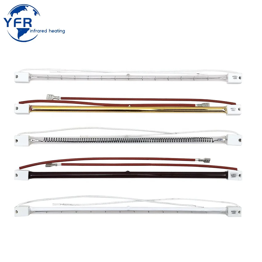 

1000W Electric Heaters R7s Ceramic Holders IR Curing Lamp Halogen Infrared Heating Lamp，SM74-SW-C , 6950W, 900mm