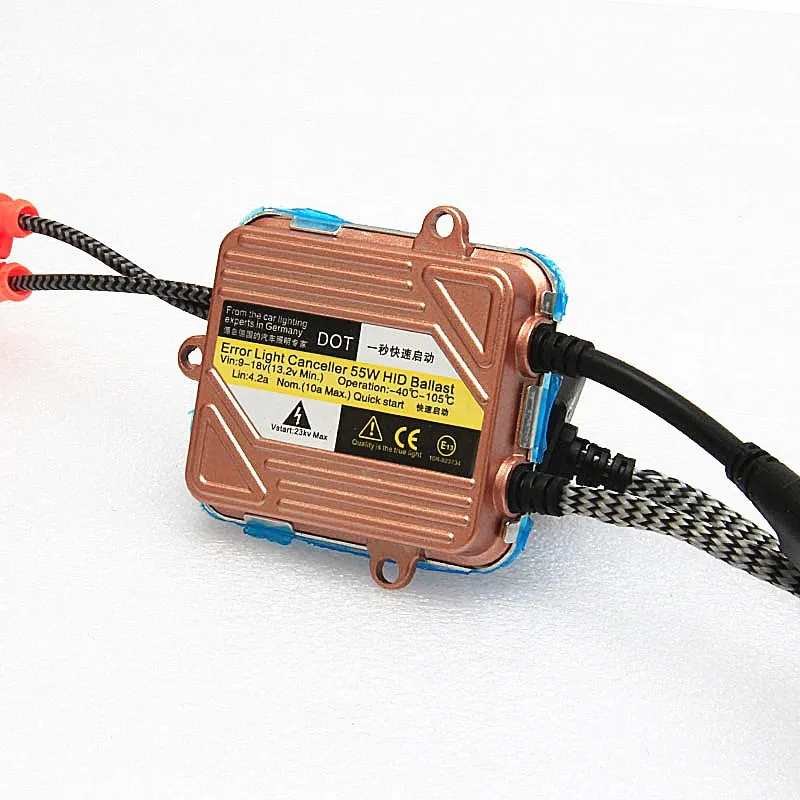 1 Uds coche 55w AC 12V balastro de xenón HID para bombillas de xenón H1 H3 H7 H11 9005 9006 880 H4
