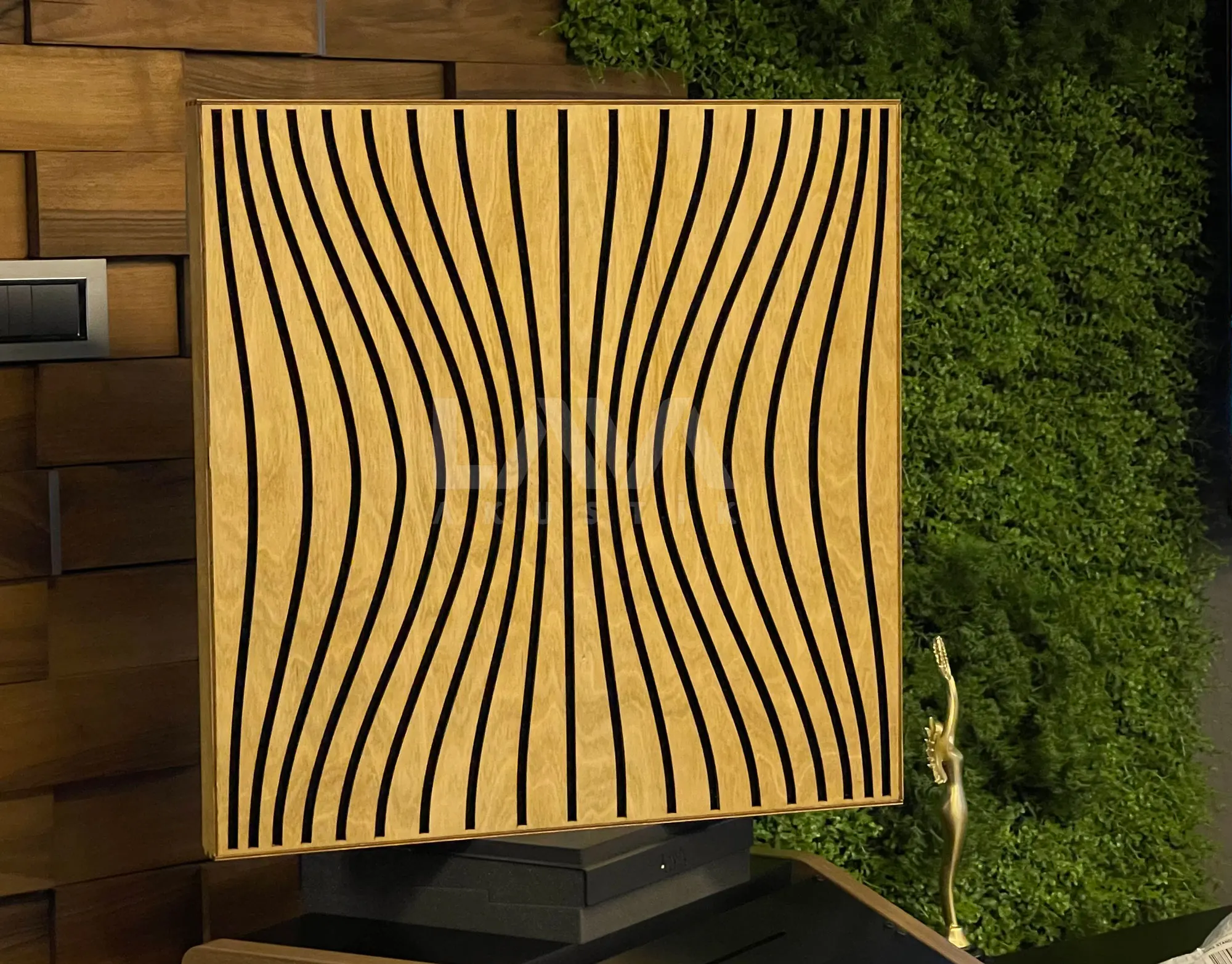 ZEBRA - 60x60cm Sound BASSTRAP & Diffuser Acoustic Panel for studio and HI-FI room Sound Panel