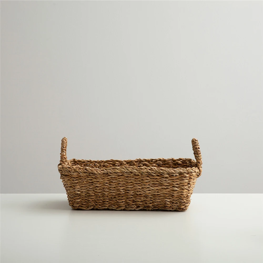 

Bread Basket Decorative Seaweed Basket Bread Basket Multi-Purpose Basket Decorative Housewares Quality Natural 40x12 cm