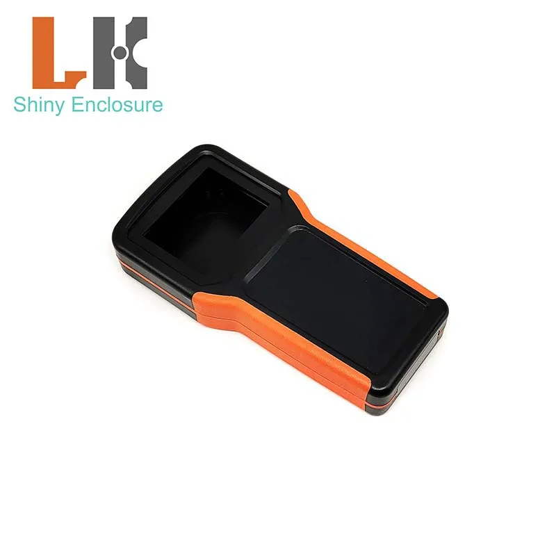 LK-HC38 High Quality 5AA Plastic Handheld Battery Enclosure Design Control Housing Case with LCD Screen 203x100x35mm