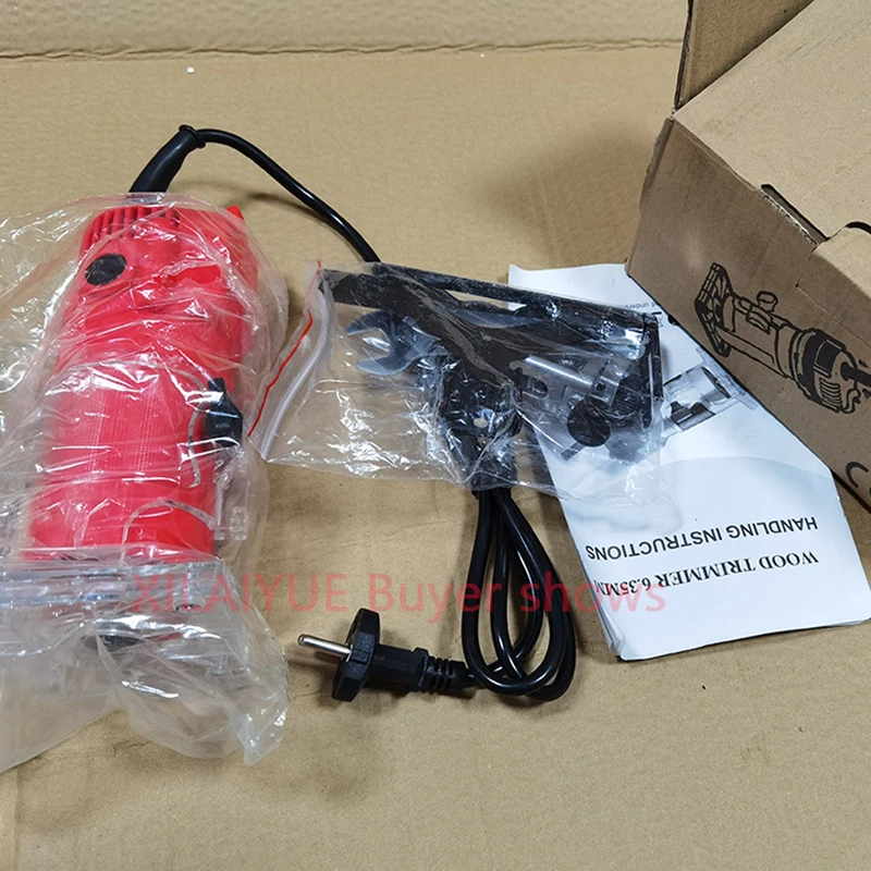 33000rpm Woodworking Electric Trimmer 2300W Wood Milling Engraving Slotting Trimming Machine Hand Carving Machine Wood Router