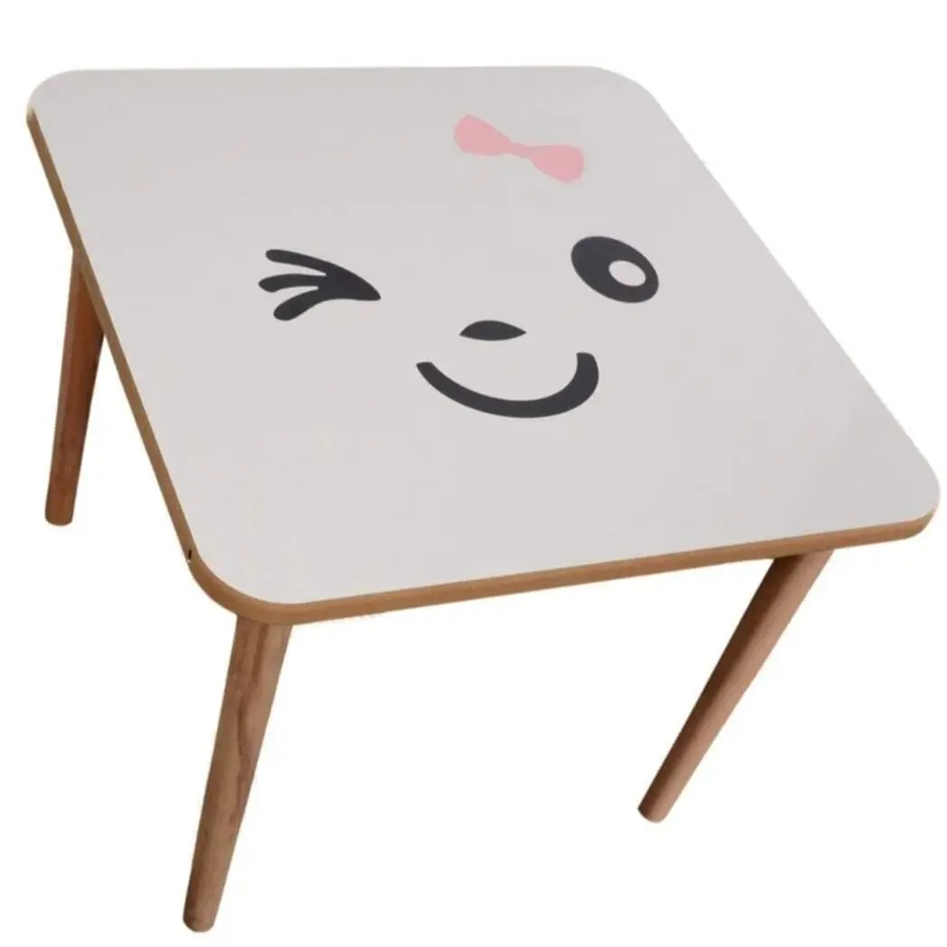 Children's Table Chair Suit. Activity, Education, Game. Style Concept. Ages 2-7. Custom Solid Wood Handmade. With Extra Sticker Gift.