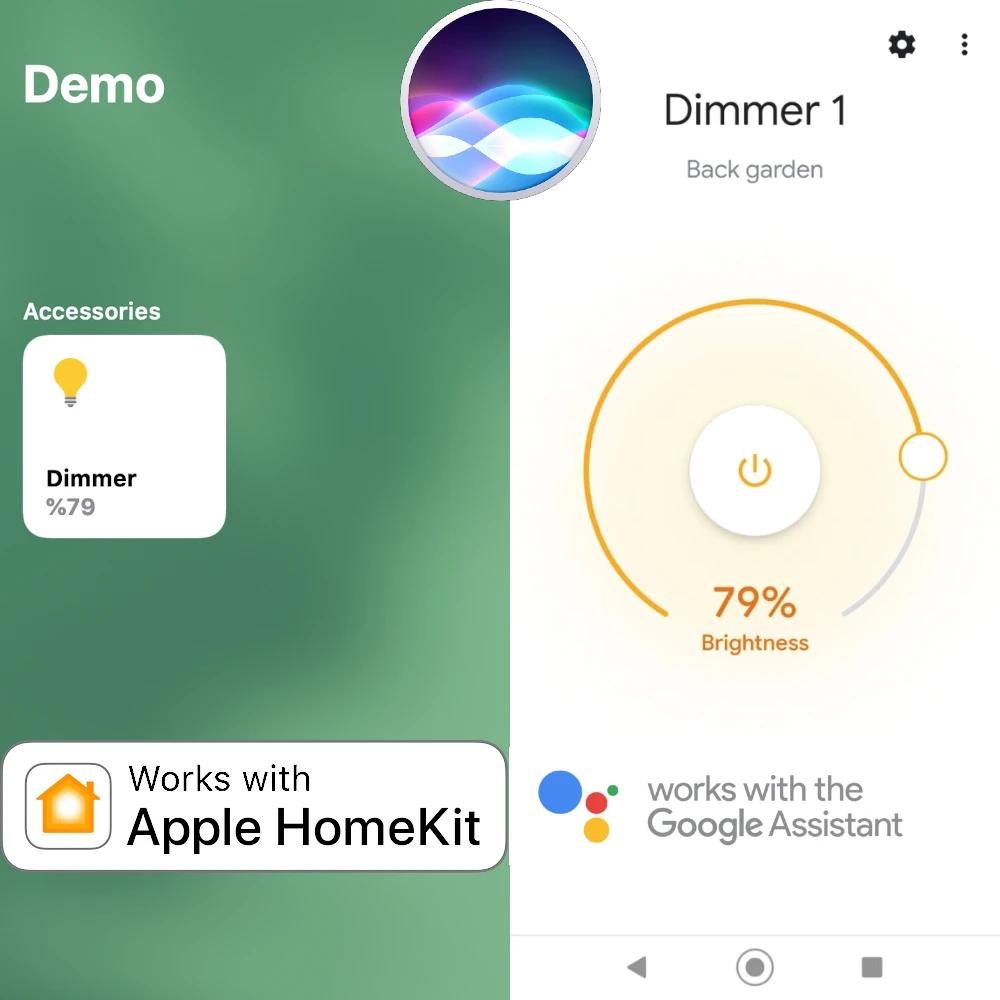 باهتة لأبل HomeKit المنزل الذكي واي فاي التبديل خافت ضوء سيري جوجل مساعد التحكم الصوتي دوموستيك أتمتة Iot وحدة الحياة
