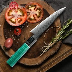 Damascus Chef Knife VG10 Japanese Steel Utility Petty Paring Tomato Steak Kitchen Knives Cooking Tools Butcher Cutlery NEW