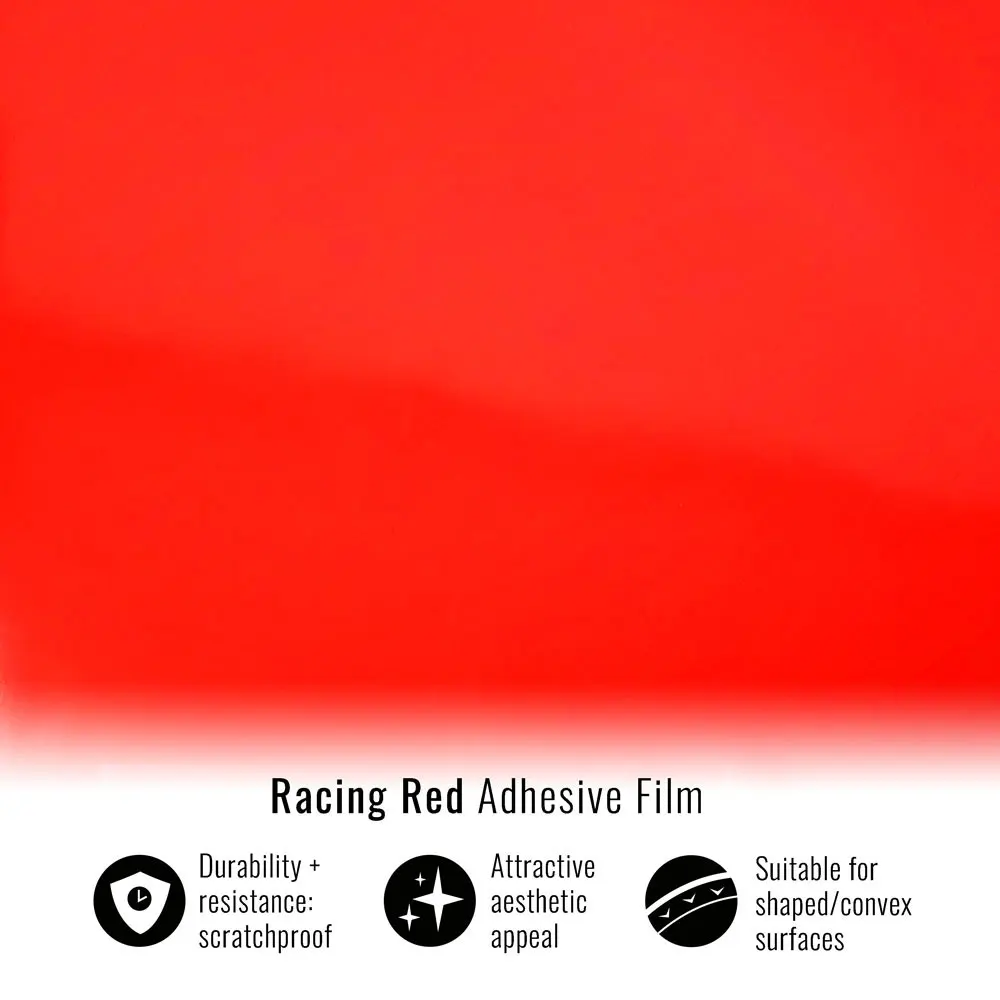 Adhesive film for Car Wrapping, racing red