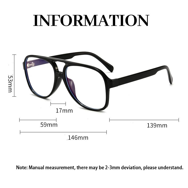 RUOBO Fashion Clear Lens Glasses Frame For Students Men Women Prescription Eyeglsses Frame Eyewear Optical Spectacle Eyeglass