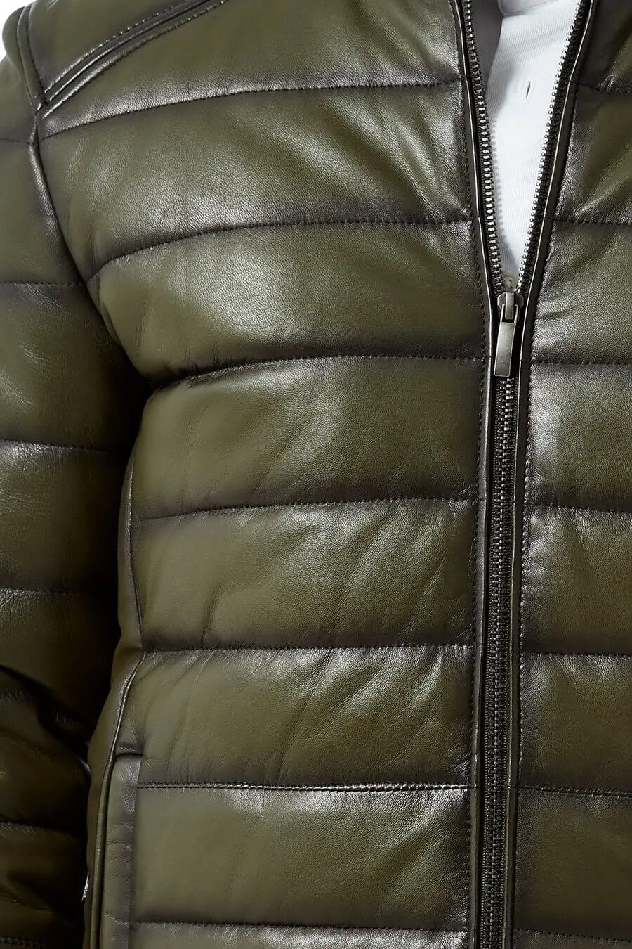 Xanh Bơm Hơi Nam Phối Da Orjinal Da Cừu Thu Đông 2022 Biker Slim Size Lớn VintageTürkiye