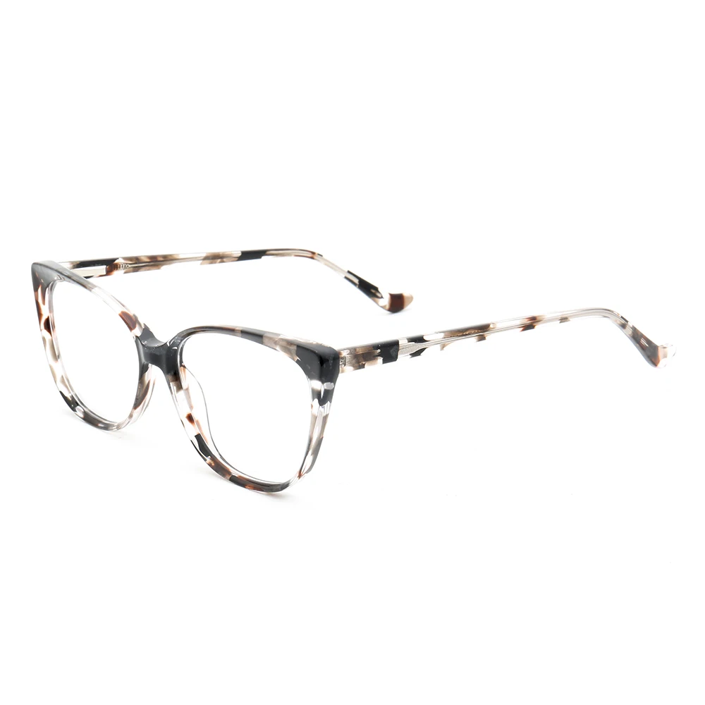 Women Cat Eye Eyeglass Frames for Women Optical Glass Frames Retro Pink Tortoise Prescription Eyewear Fashion Female Spectacles