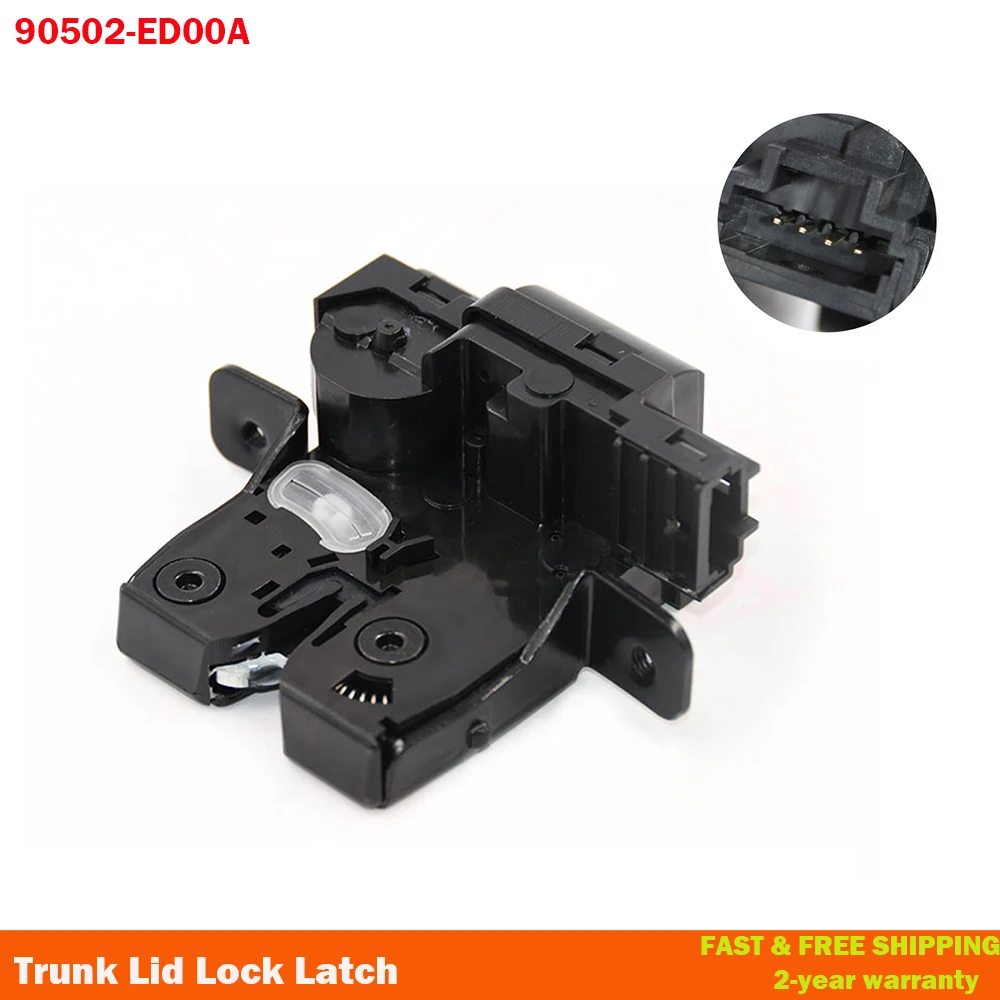 Bootlid Rear Trunk Lid Lock Latch For Nissan QASHQAI 2008-2015 90502-ED00A 90502ED00A