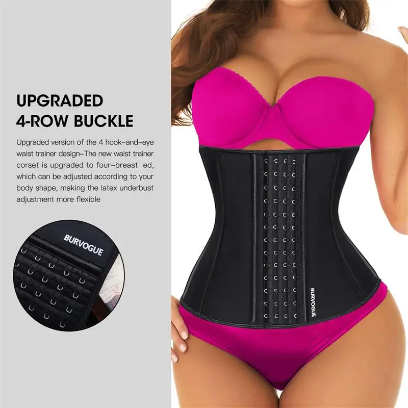 

Burvogue Waist Trainer Corset Belly Slim Underbust Shapewear Weight Loss Body Shaper Cinchers Postpartum Belt Modeling Shaper