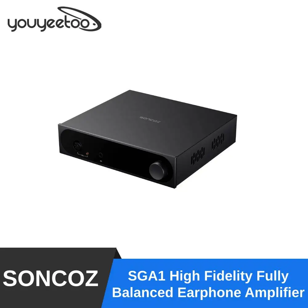 

SONCOZ SGA1 High Fidelity Fully Balanced Earphone Amplifier RCA RCA/XLR Input RCA/XLR/6.35mm/4.4mm Output HPA&PRE Pre-amp