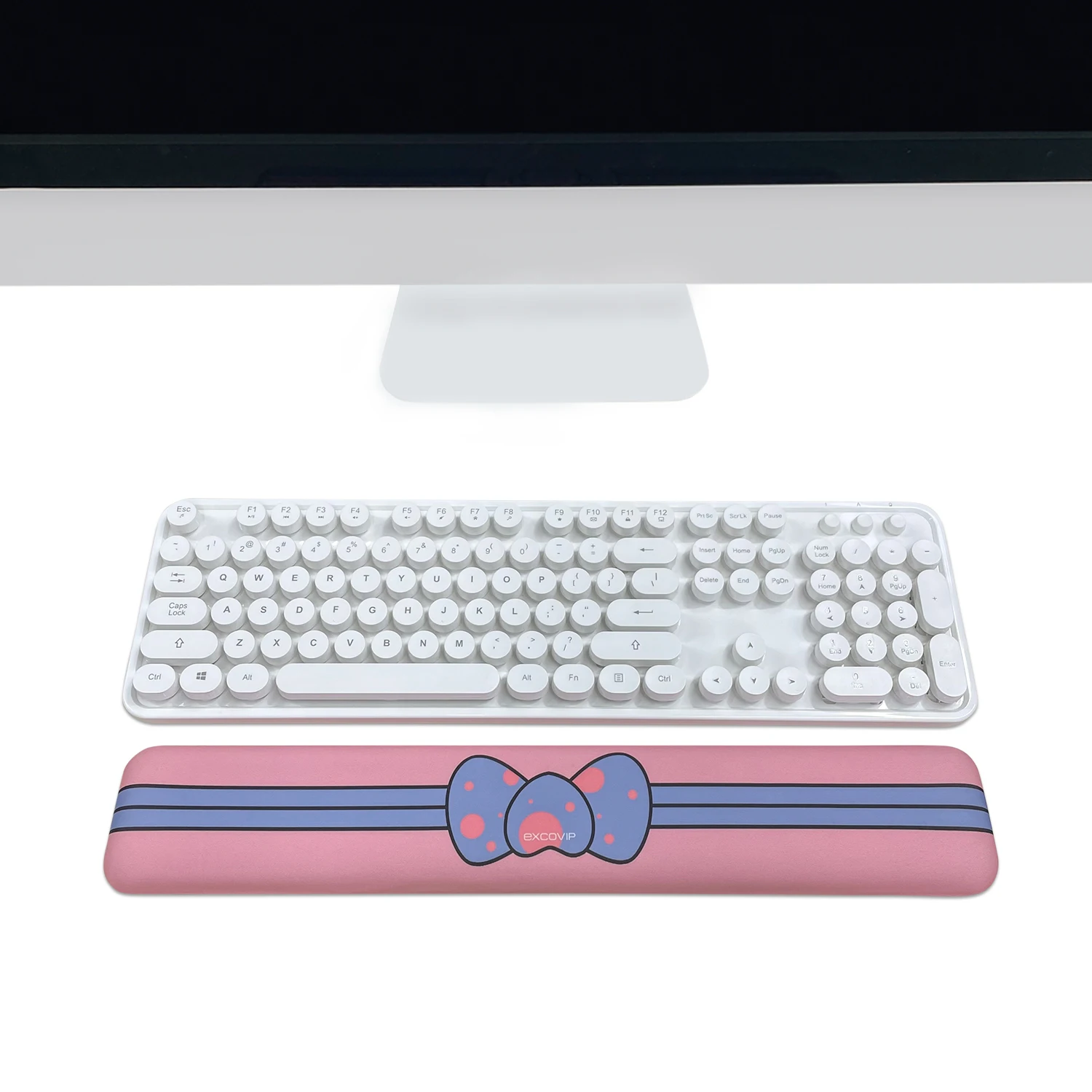 EXCO Office Keyboard Wrist Rest Pad, 104 Keys Cute & Comfortable Keyboard Wrist Rest Pad, Ergonomic Wrist Pad Support Pad.