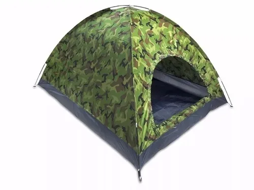 AZMS STORE-Tent 6 People New Camouflage Green Army Sealed New QUICK SHIP TO ALL BRAZIL