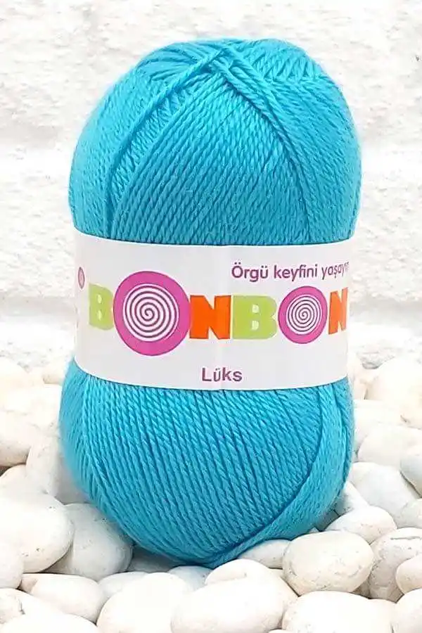 Acrylic Knitted Yarn - 13 Color Options - 240 Meters(100gr) - Bonbon lüks - Bedspread - Blanket - Top Wear - Shawl - Home  Decoration - Bed Weave - Amigurumi - DIY