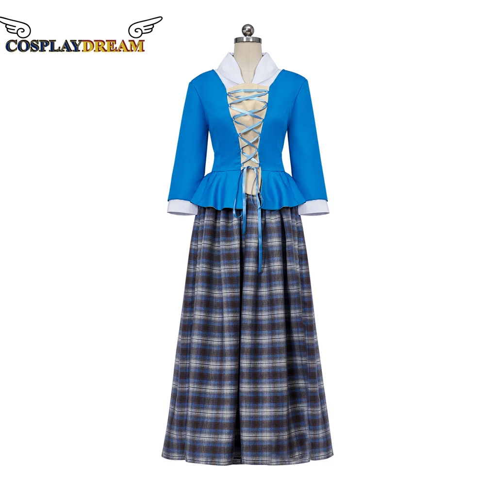 

Cosplaydream TV Outlander Claire Randal Jenny Fraser Murray Dress Highland Scotland Top Skirt Suit Medieval Victorian Dress