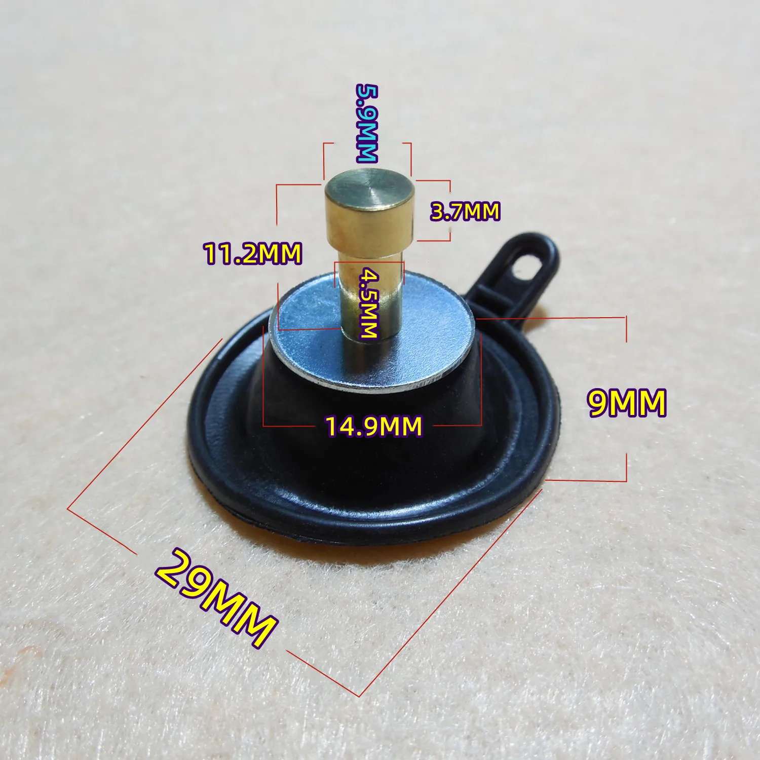 for yamaha Virago XV400 (2NT)3JB motorcycle carburetor repair kit Kit with diaphragms and seals(Original factory standard)