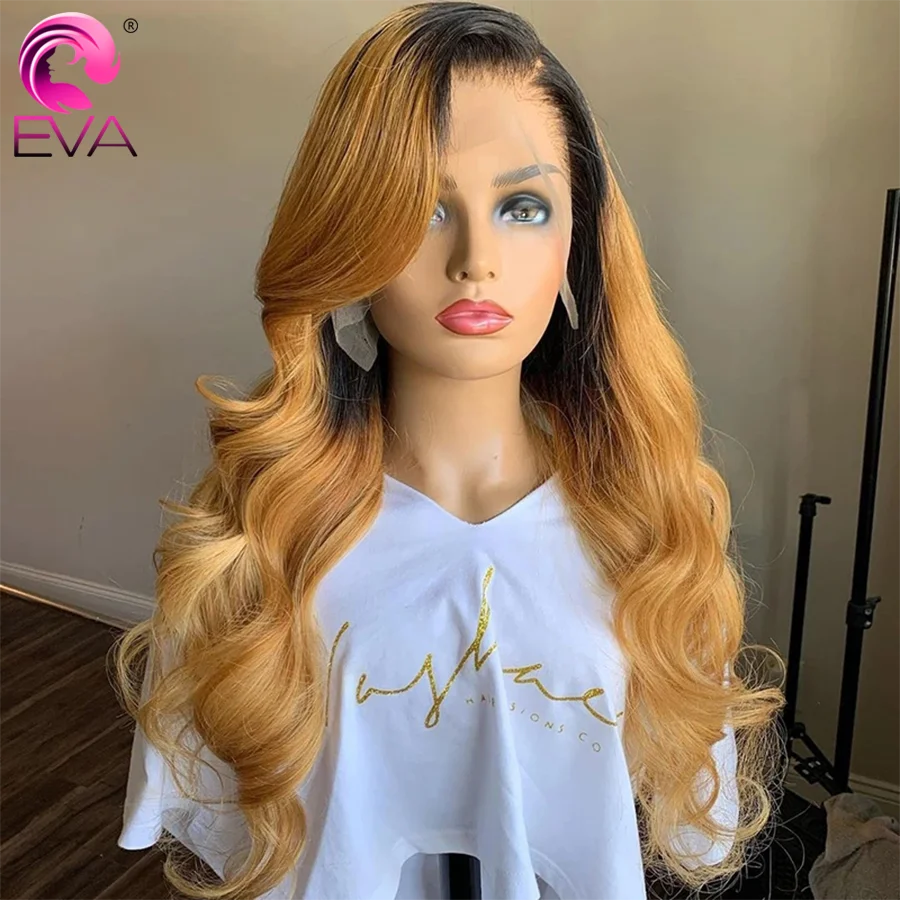 

Eva Hair Body Wave 13x6 Lace Front Wig Colored Human Hair Wigs For Women Honey Blonde 360 Glueless Full Lace Wigs Ready To Wear