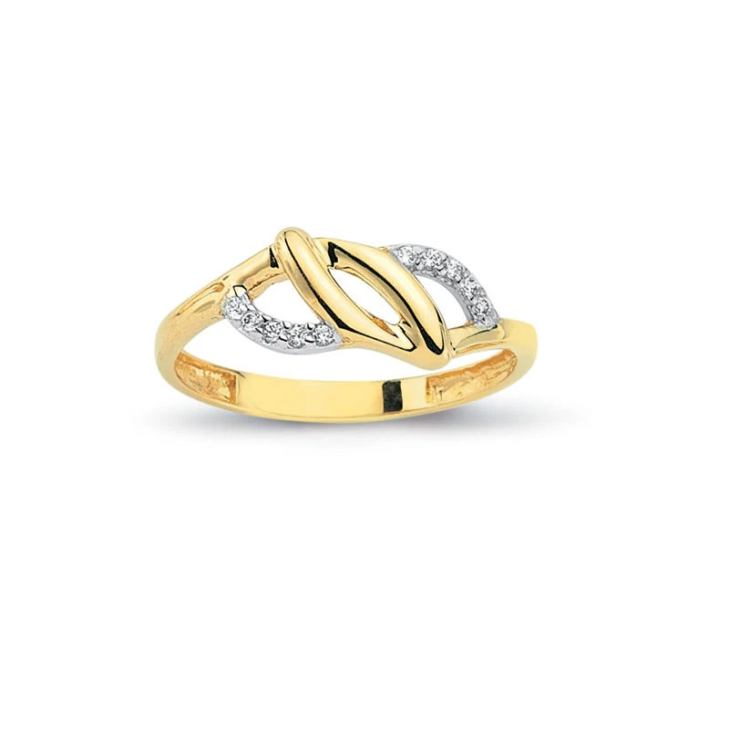 14K Solid Gold Classy Ring for Women