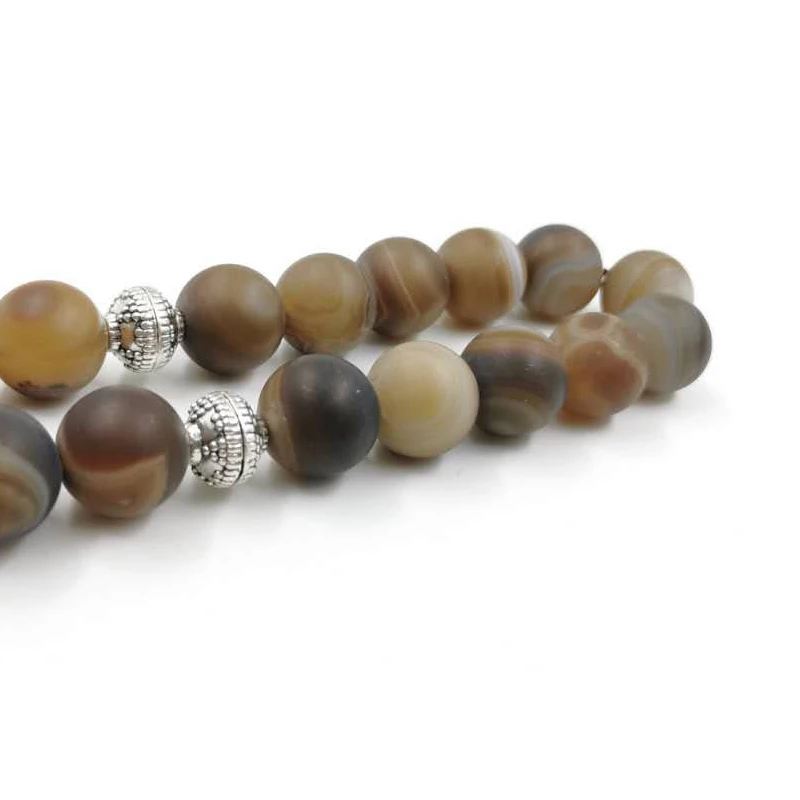 Big Tasbih Natural agates stone 33 Prayer bead misbaha Special Rosary Muslim Accessories jewelry bracelet islamic gifts