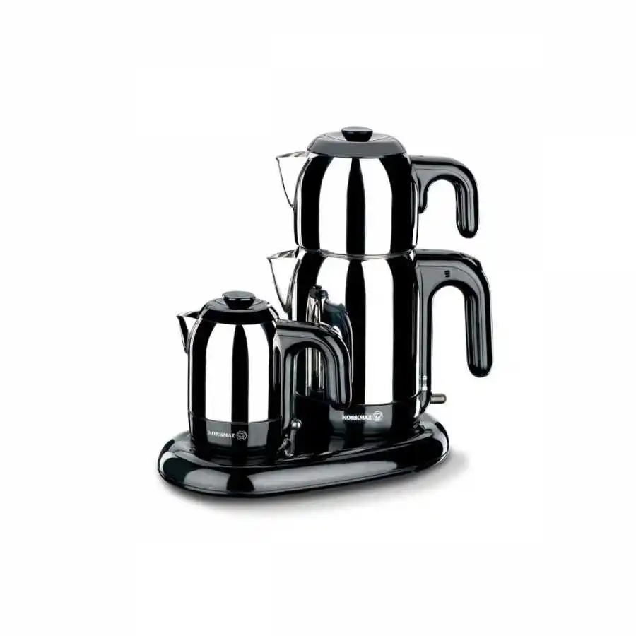 ماكينة القهوة كوركماز ميا إينوكس/بلاك الشاي A353