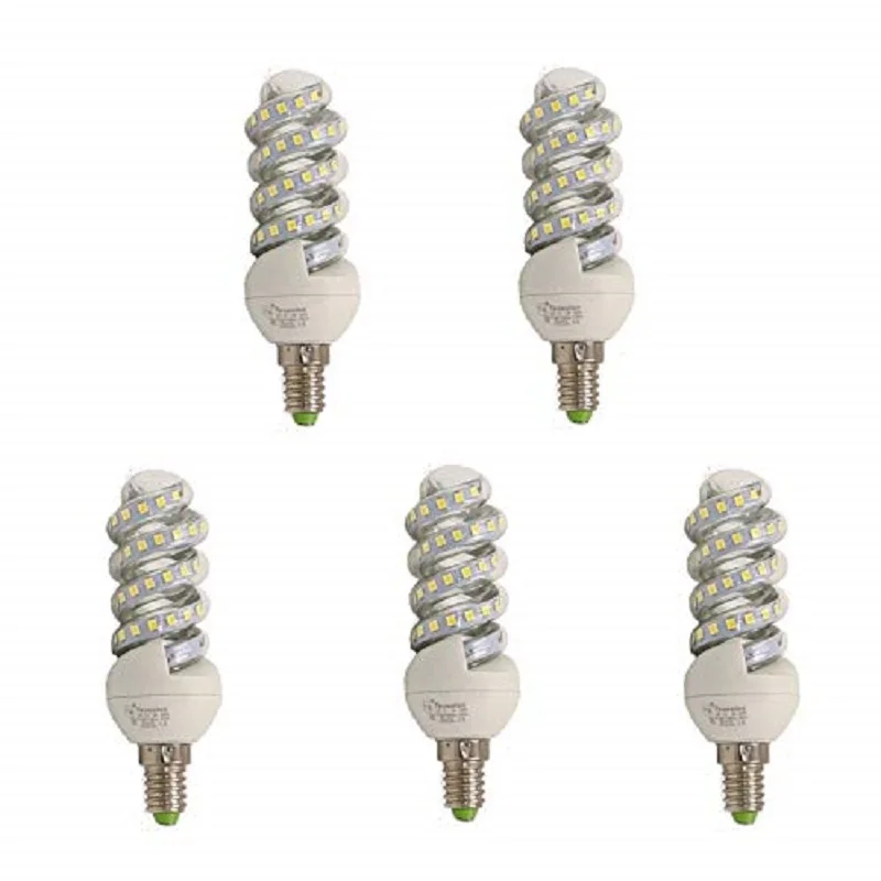 BOMBILLA LED MINI ESPIRAL E14 7W (Pack5) (3000K) 46404