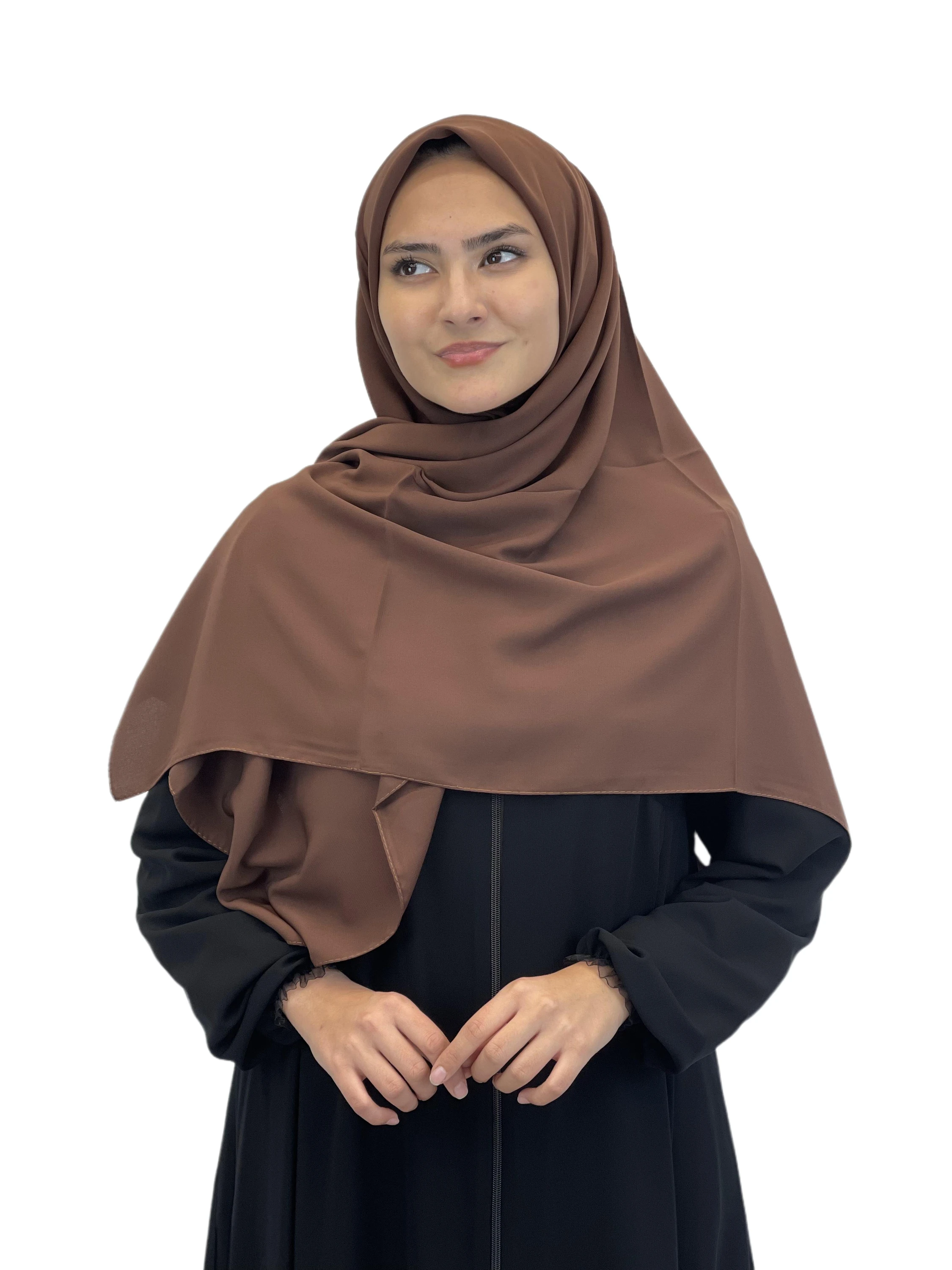 Luxury Medine Silk Hijab, Headscarf for Women, Wrinkle-Free and Soft Scarf, Specially Made for Muslim Women, On Sale