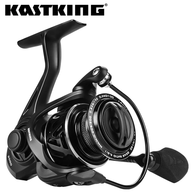KastKing Zephyr lekki Spinning kołowrotek 7 + 1 łożyska kulkowe 10 kg przeciągnij przeciągnij z włókna węglowego dla Bass Saltwater Fishing Coil