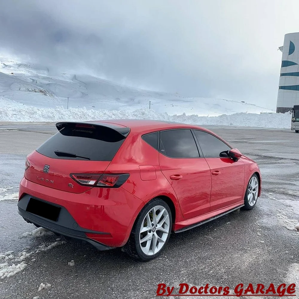 For Seat Leon 5 Door Spoiler Mk3/3.5 Spoilers 2013- 2020 Rear Wing Top Car-styling Auto  Styling Cup Sport