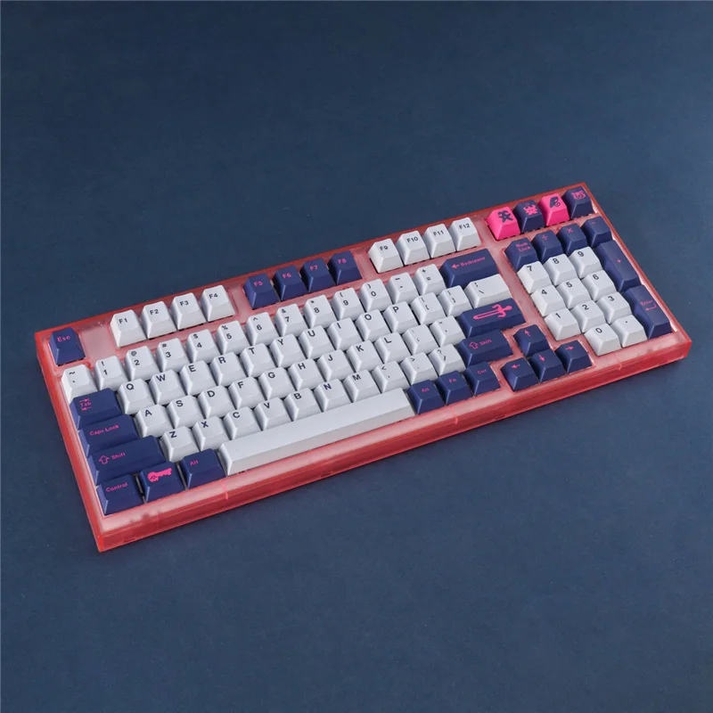 Imagem -04 - Teclas Personalizadas Gmk Cojiro Pbt Dye-sub Perfil Cereja 23 Teclas 129 Teclas Interruptor mx Teclado Mecânico Gaming